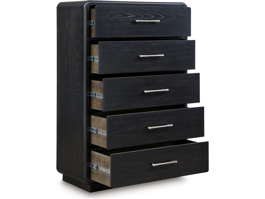 Rowanbeck King Panel Bed, Dresser, Mirror, Chest and Nightstand - image 5