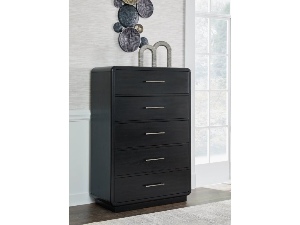 Rowanbeck King Panel Bed, Dresser, Mirror, Chest and Nightstand - image 19