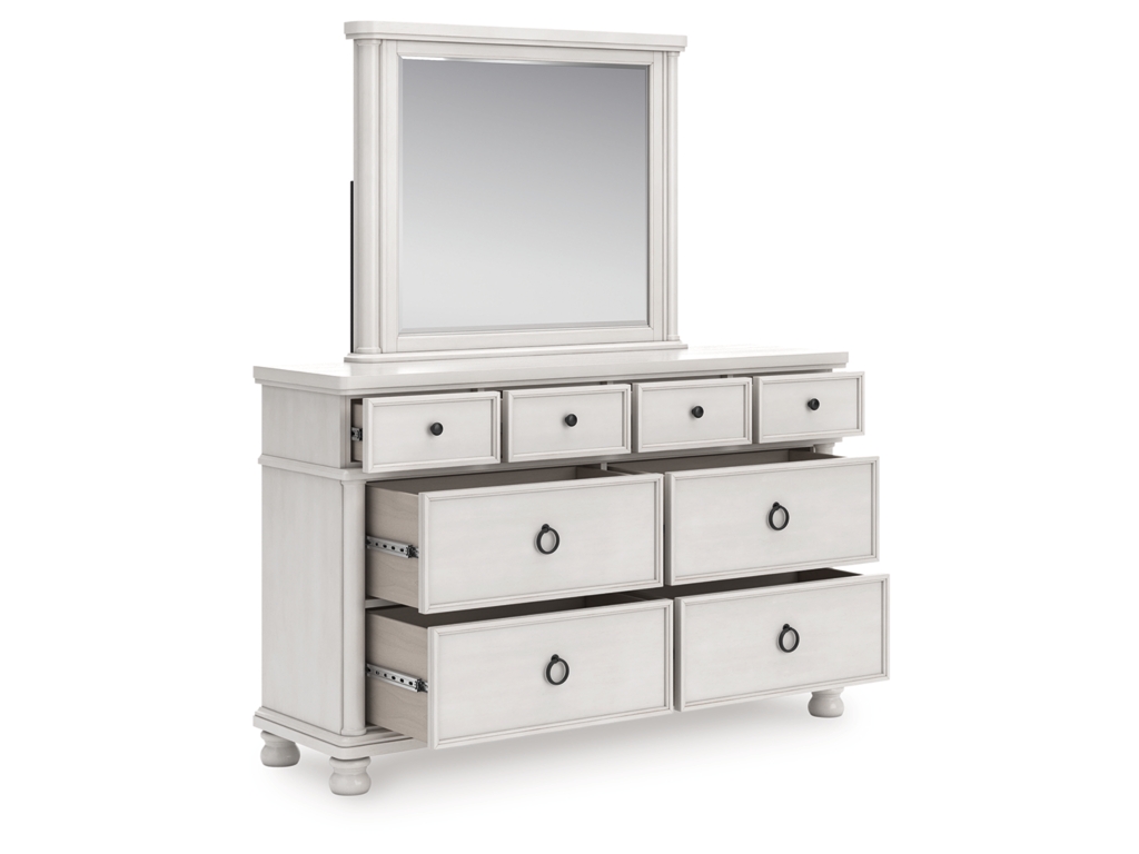 Rowlenstown Queen Poster Bed, Dresser and Mirror - image 3