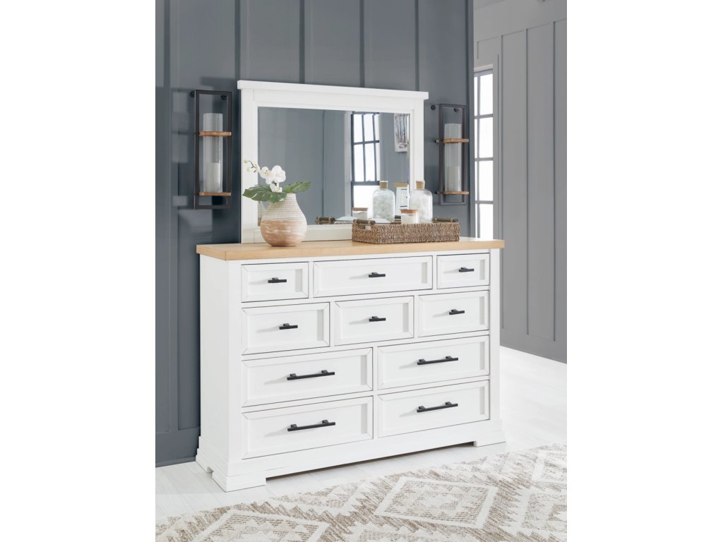 Ashbryn Dresser and Mirror - image 1
