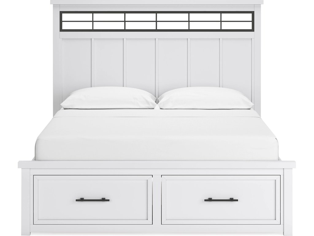 Ashbryn California King Panel Storage Bed, Dresser and Mirror - image 11