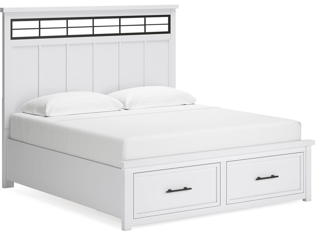 Ashbryn King Panel Bed, Dresser, Mirror and 2 Nightstands - image 9