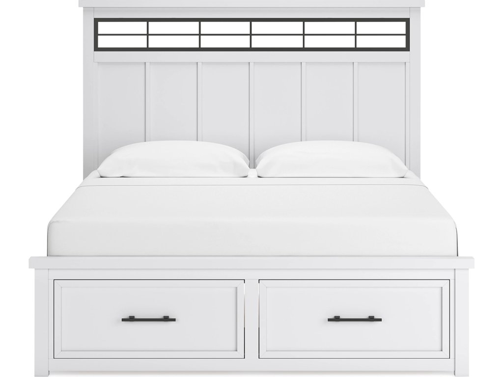 Ashbryn King Panel Bed, Dresser, Mirror and 2 Nightstands - image 8