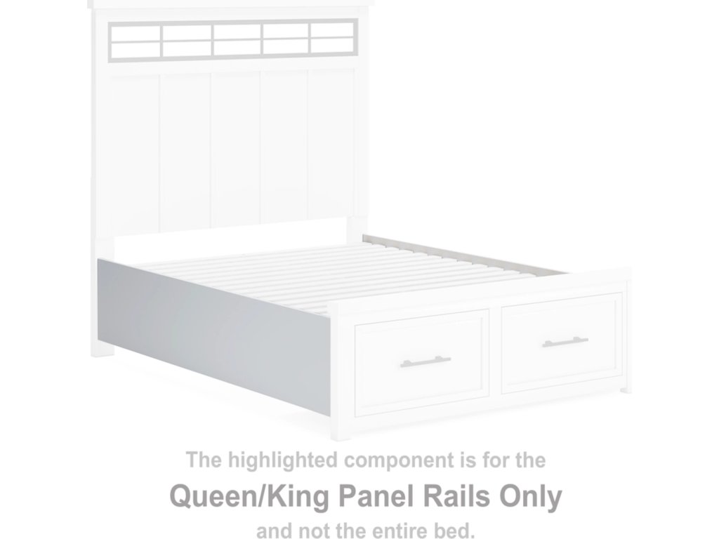 Ashbryn Queen/King Panel Rails - main image