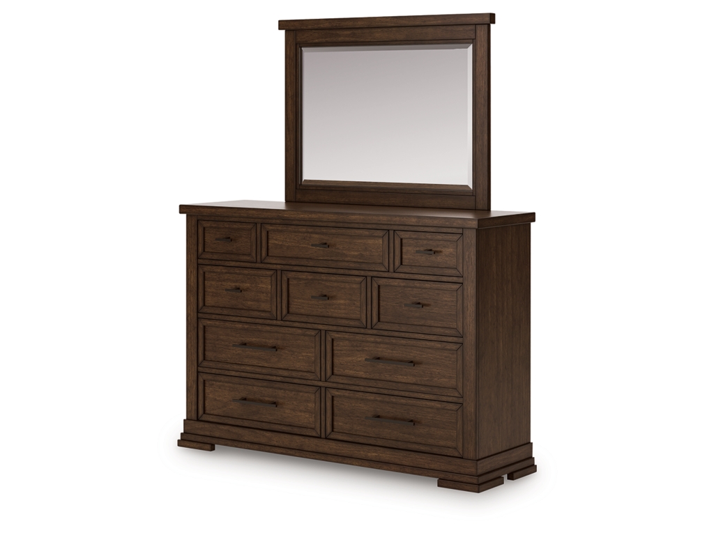 Taffenbrook Queen Panel Storage Bed, Dresser and Mirror - image 7