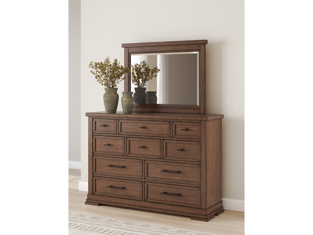 Taffenbrook Queen Panel Storage Bed, Dresser and Mirror - image 15