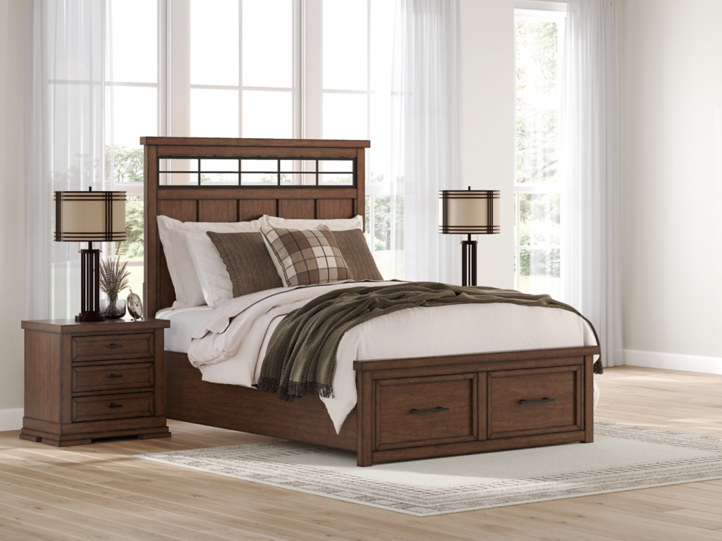 Taffenbrook Queen Panel Storage Bed, Dresser and Mirror - image 16