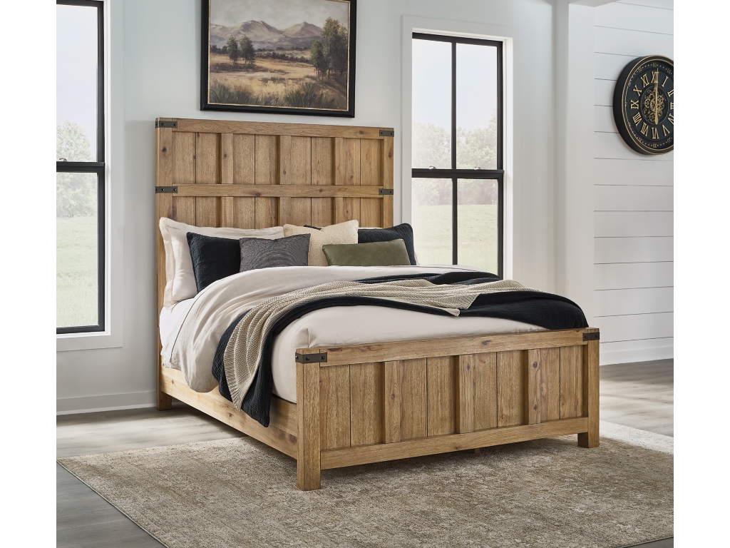 Ridgester Queen Panel Bed, Dresser and Mirror - image 7