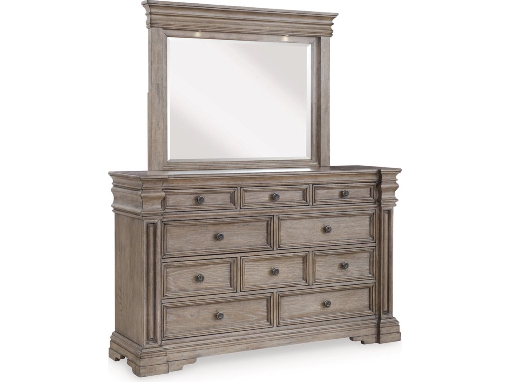 Blairhurst Queen Panel Bed, Dresser, Mirror and 2 Nightstands - image 2