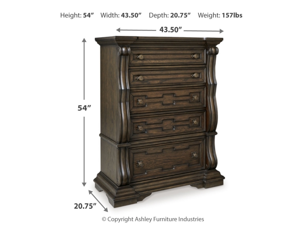 Maylee King Upholstered Panel Bed, Chest and 2 Nightstands - image 6
