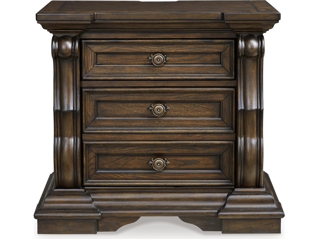 Maylee King Upholstered Bed, Dresser, Mirror, Chest and 2 Nightstands - image 16