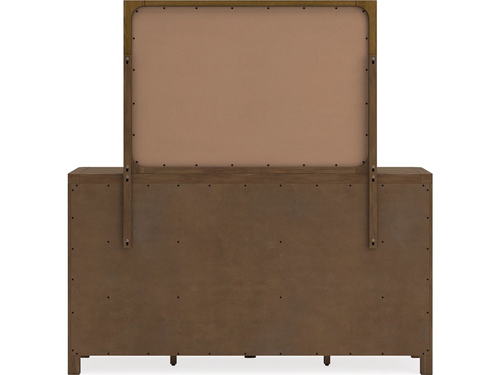 Cabalynn California King Panel Bed with Storage, Dresser and Mirror - image 5