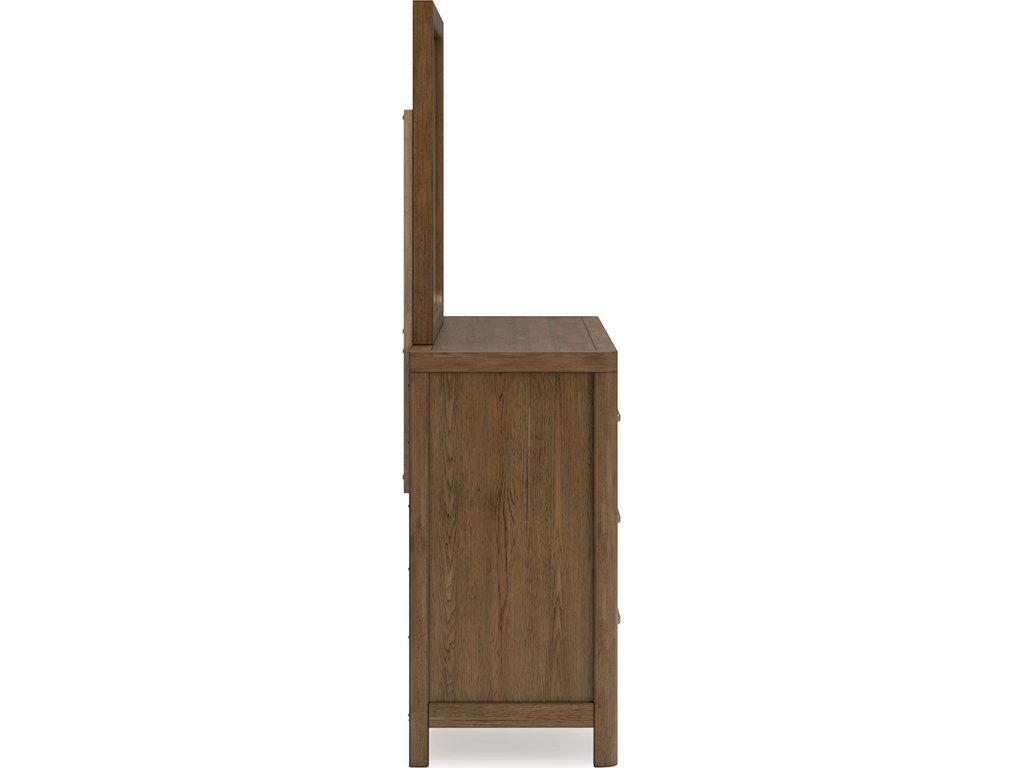 Cabalynn California King Panel Bed with Storage, Dresser and Mirror - image 4