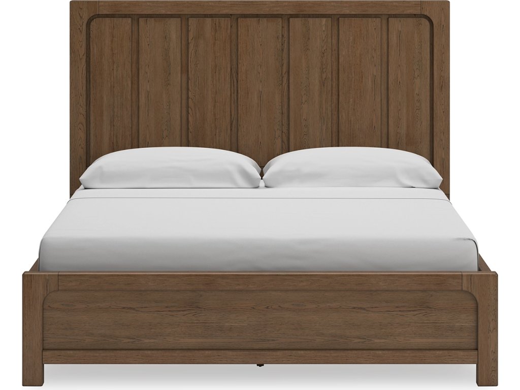 Cabalynn California King Panel Bed with Storage, Dresser and Mirror - image 6