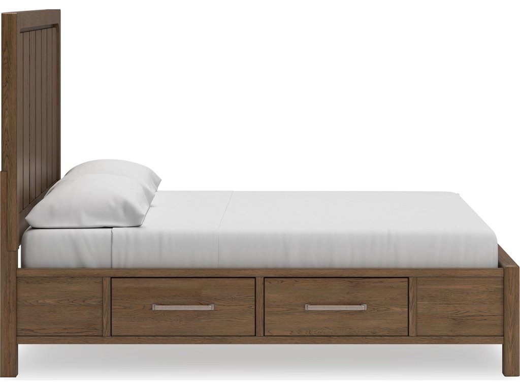 Cabalynn California King Panel Bed with Storage, Dresser and Mirror - image 8