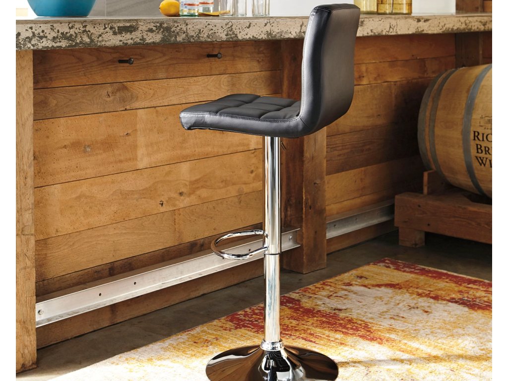 Bellatier Adjustable Height Bar Stool (Set of 2) - image 1