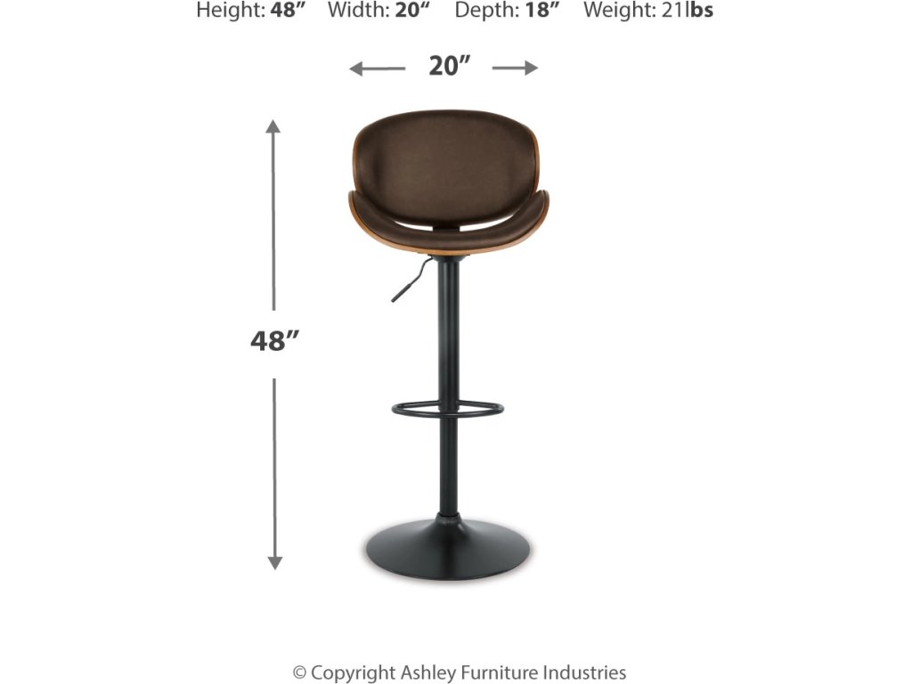 Bellatier Adjustable Height Bar Stool - image 3