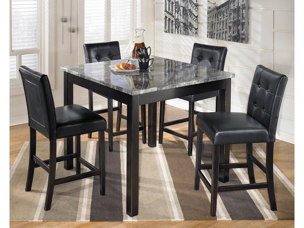 Maysville Counter Height Dining Table and Bar Stools (Set of 5) - image 1