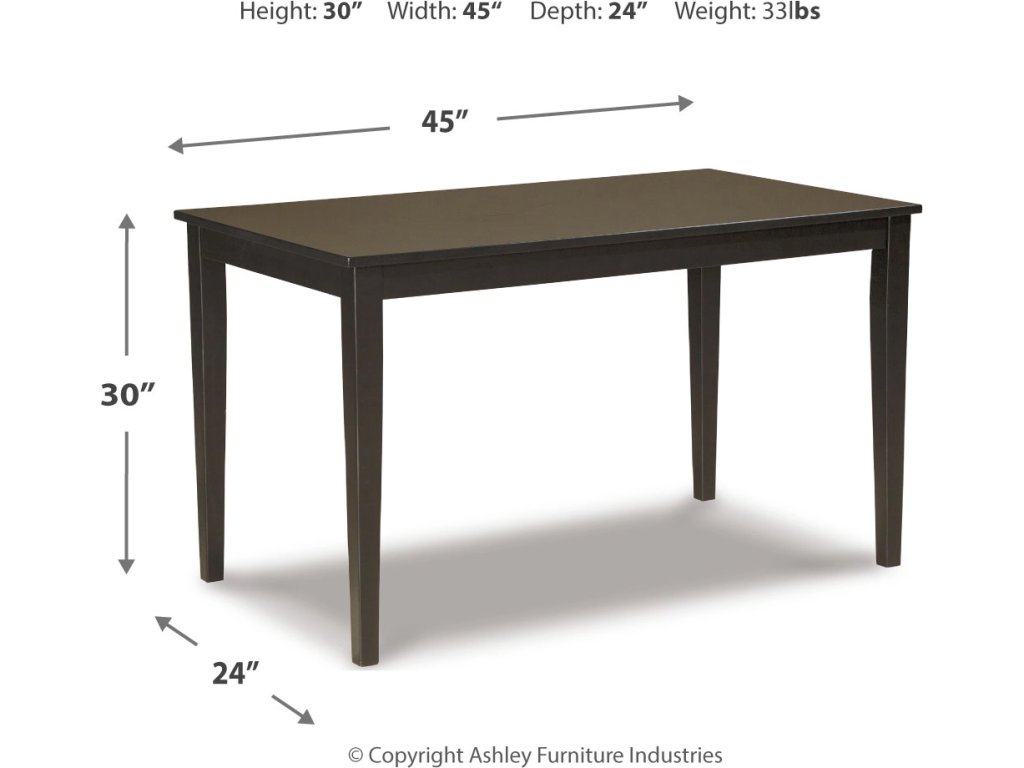 Kimonte Dining Table and 4 Chairs - image 8