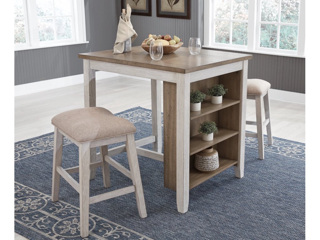 Skempton Counter Height Dining Table and Bar Stools (Set of 3) - image 2