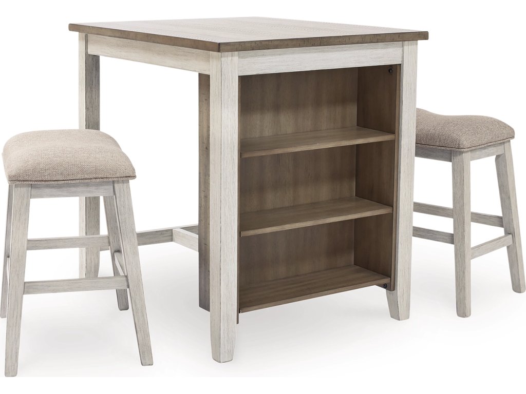 Skempton Counter Height Dining Table and Bar Stools (Set of 3) - main image