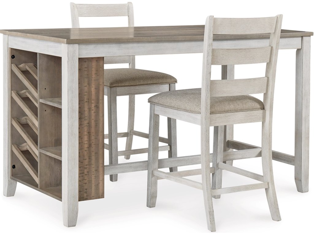 Skempton Counter Height Dining Table and 2 Barstools - image 1