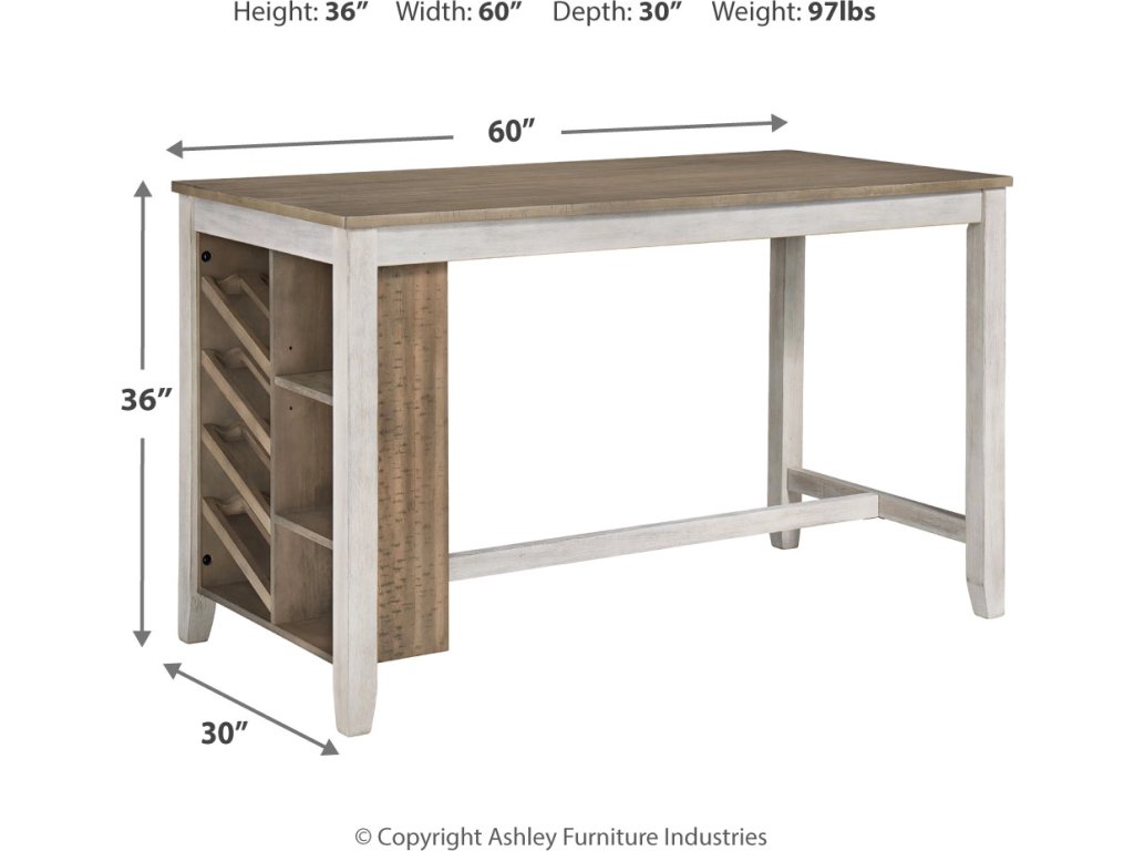 Skempton Counter Height Dining Table and 4 Barstools - image 2