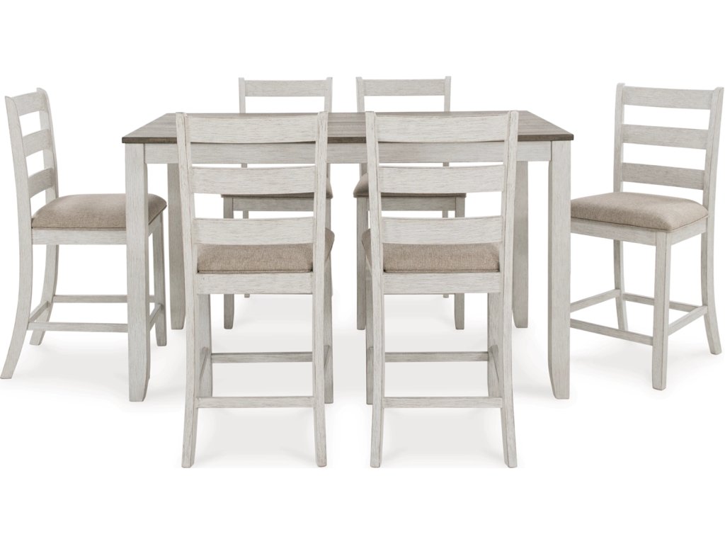 Skempton Counter Height Dining Table and Bar Stools (Set of 7) - image 2