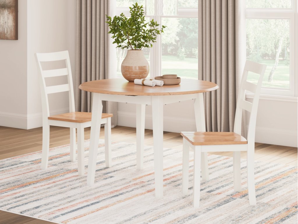 Gesthaven Dining Table and 2 Chairs - main image