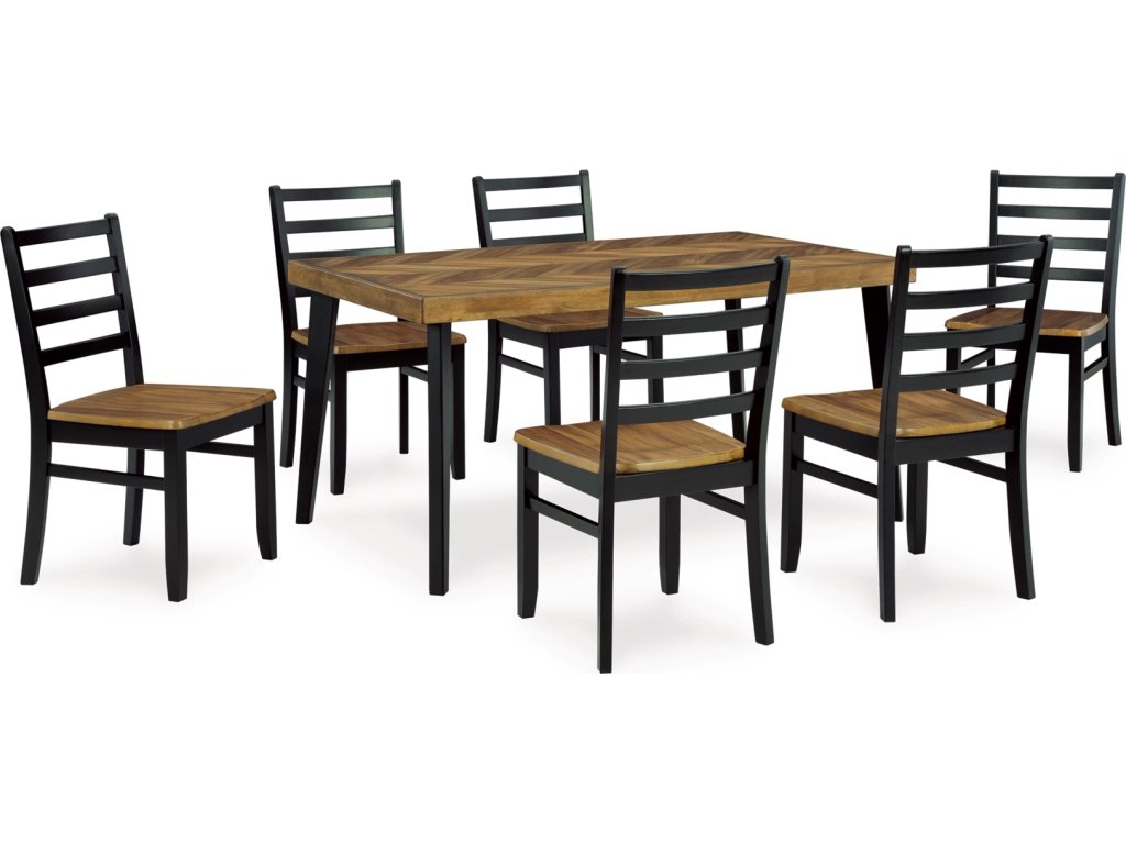Blondon Dining Table and 6 Chairs (Set of 7) - main image