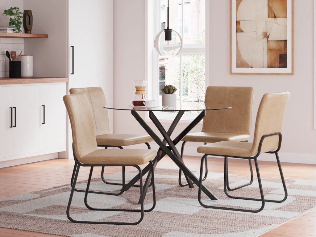 Pharwynn Dining Table and 4 Chairs - main image