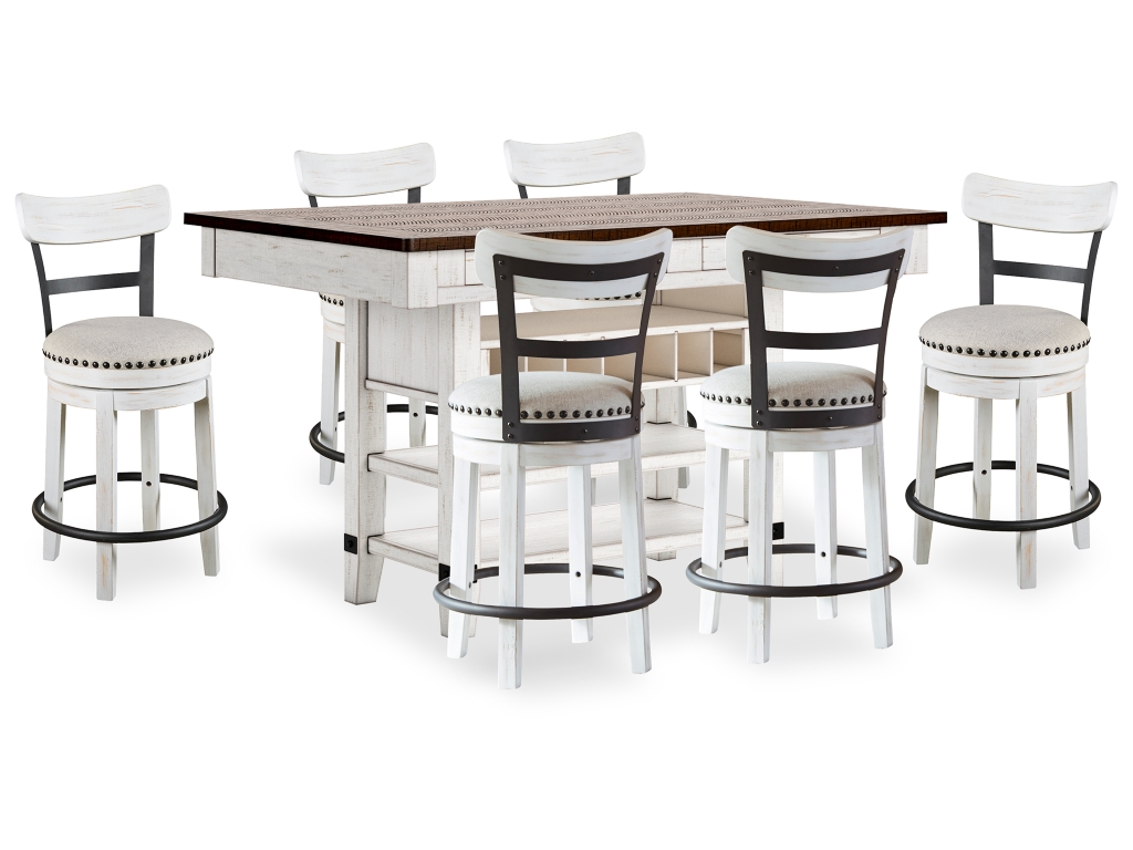 Valebeck Counter Height Dining Table and 6 Chairs - main image