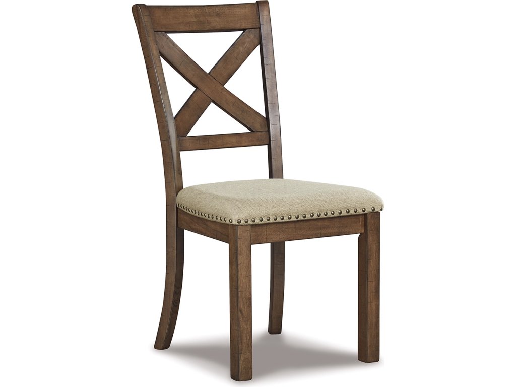 Moriville Counter Height Dining Table, 4 Barstools and Server - image 1