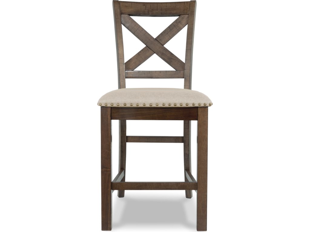 Moriville Counter Height Dining Table with 4 Barstools, Bench, and Server - image 10