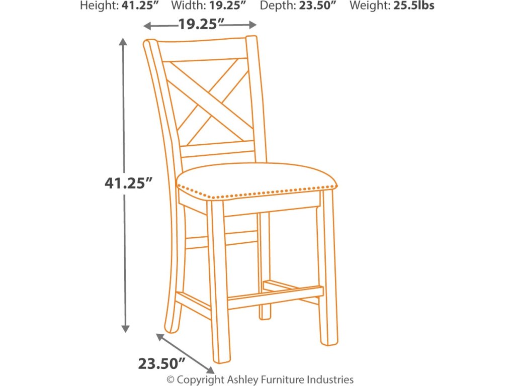 Moriville Counter Height Dining Table and 6 Barstools - image 8