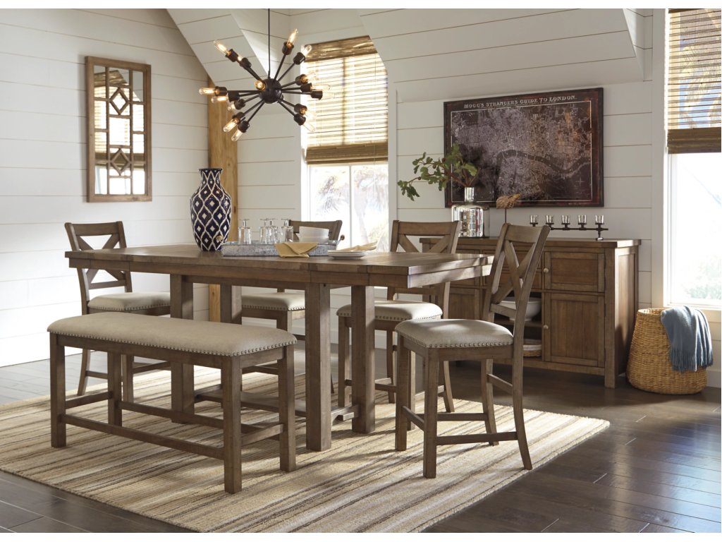 Moriville Counter Height Dining Extension Table - image 4