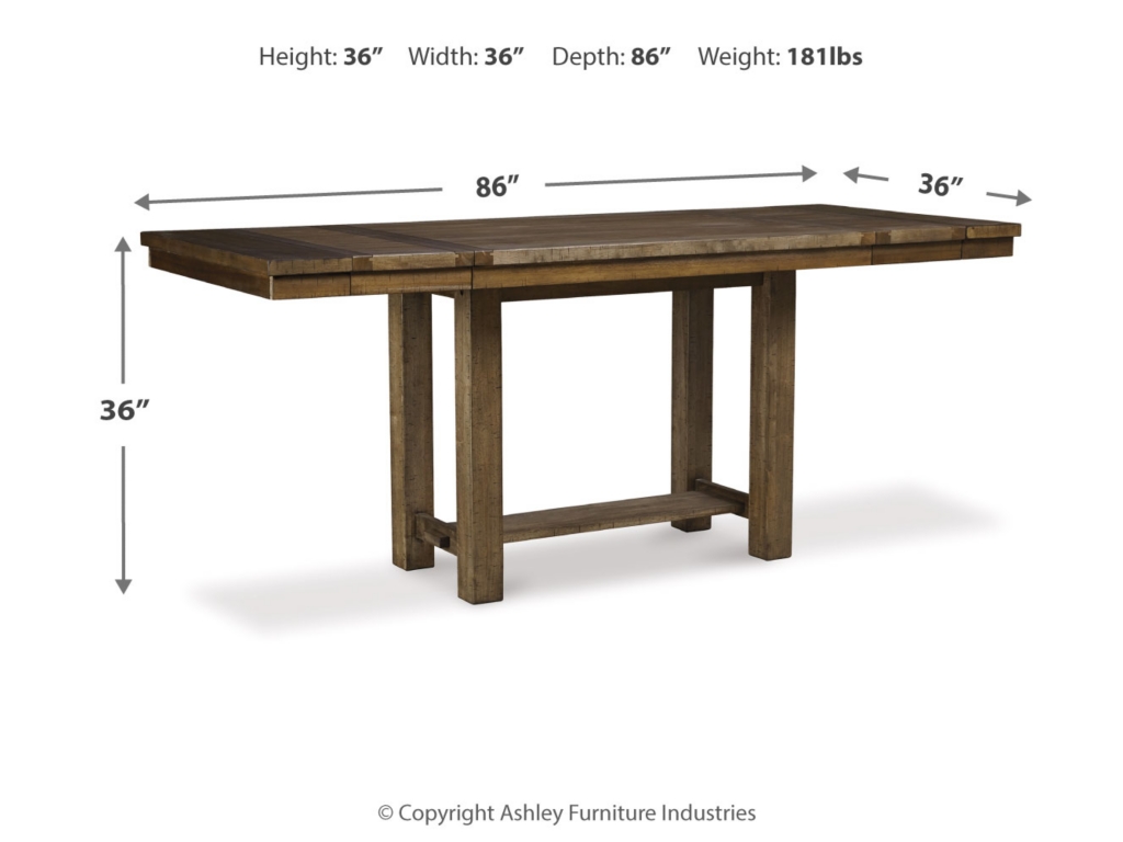 Moriville Counter Height Dining Table and 6 Barstools - image 7