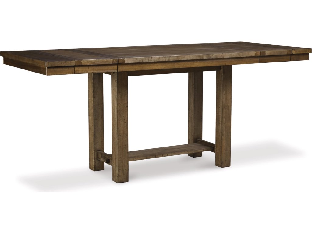 Moriville Counter Height Dining Table with 4 Barstools, Bench, and Server - image 4