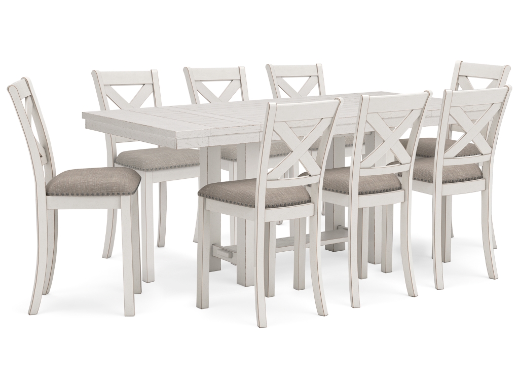 Robbinsdale Counter Height Table and 8 Barstools - main image