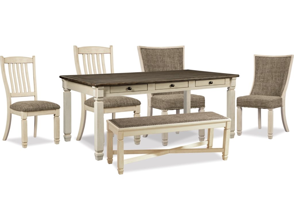 Bolanburg Dining Table, 4 Chairs and Bench - main image
