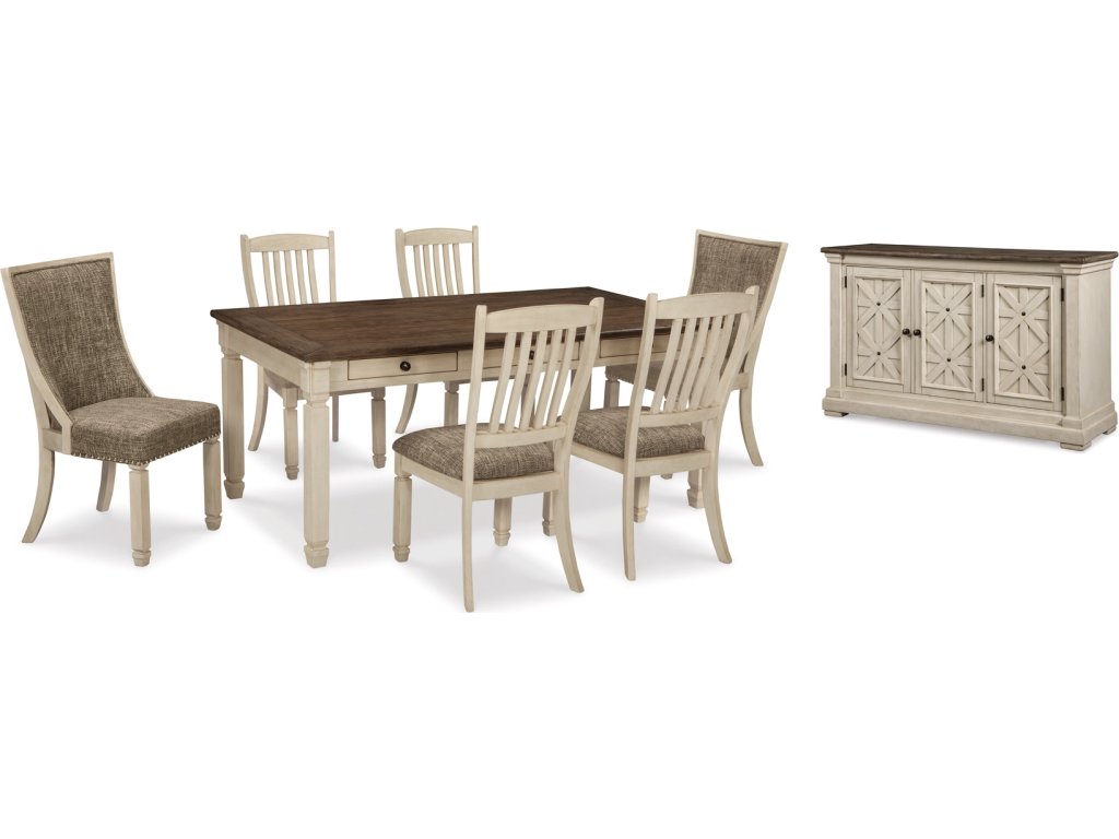 Bolanburg Dining Table and 6 Chairs with Server - main image