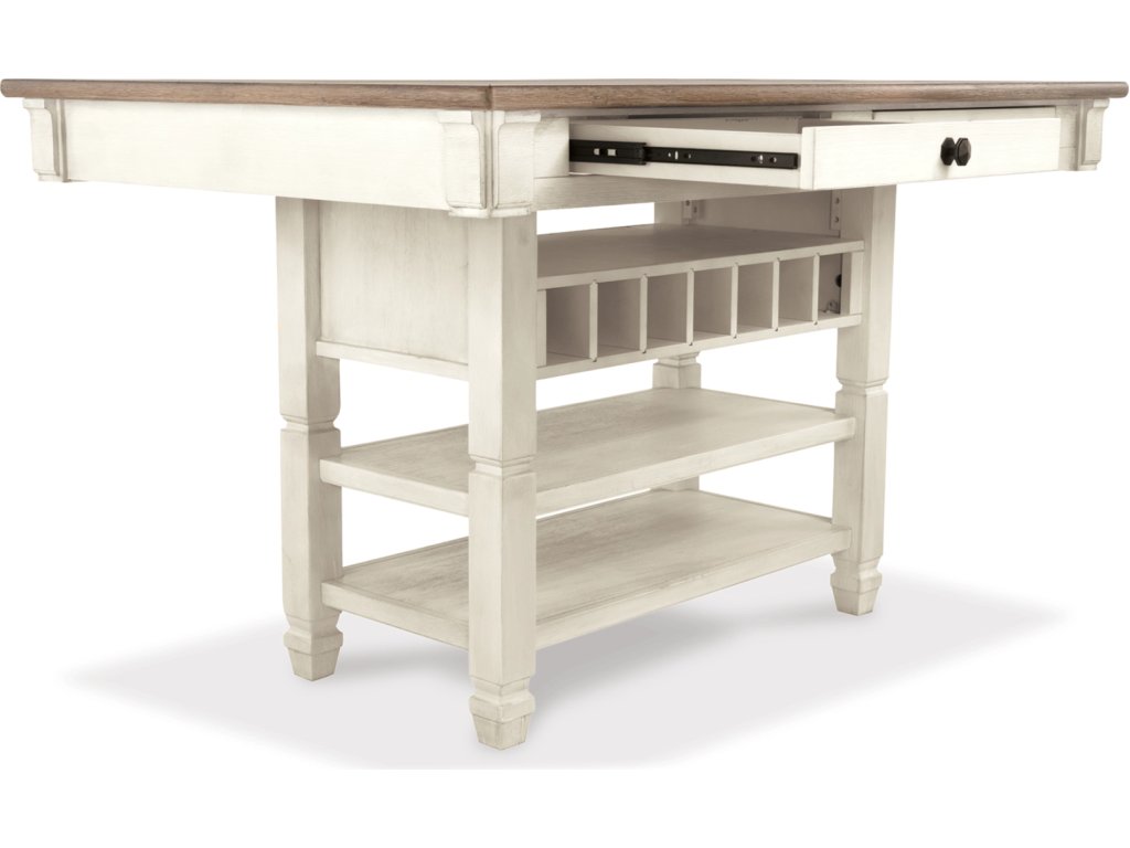 Bolanburg Counter Height Dining Table and 4 Barstools with Display Cabinet - image 4