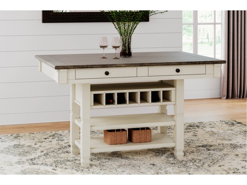 Bolanburg Counter Height Dining Table and 4 Barstools with Display Cabinet - image 20