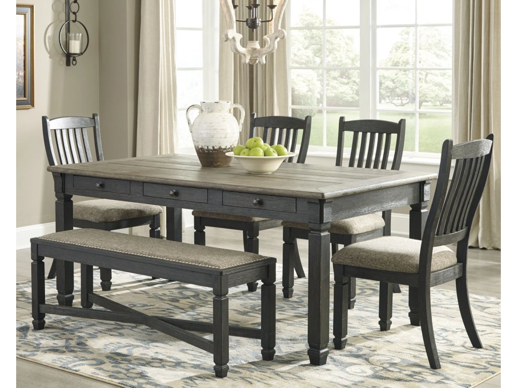 Tyler Creek Dining Table, 4 Chairs and Bench - main image