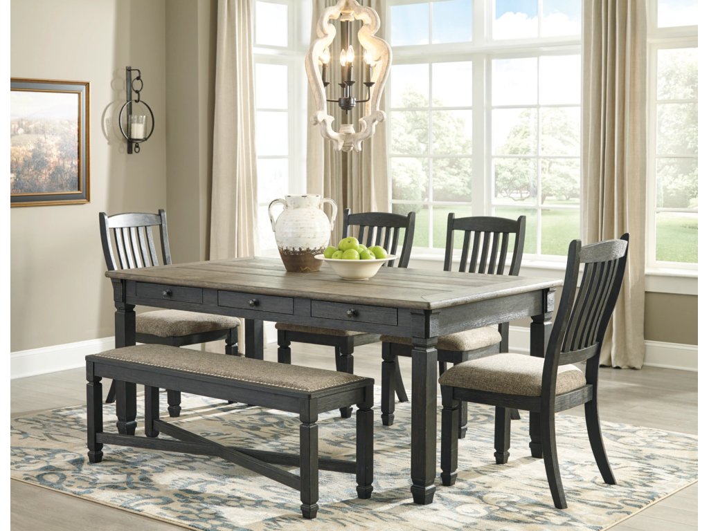 Tyler Creek Dining Table, 4 Chairs and Bench - image 1
