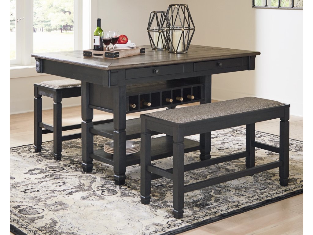 Tyler Creek Counter Height Dining Table and 4 Barstools with Server - image 13