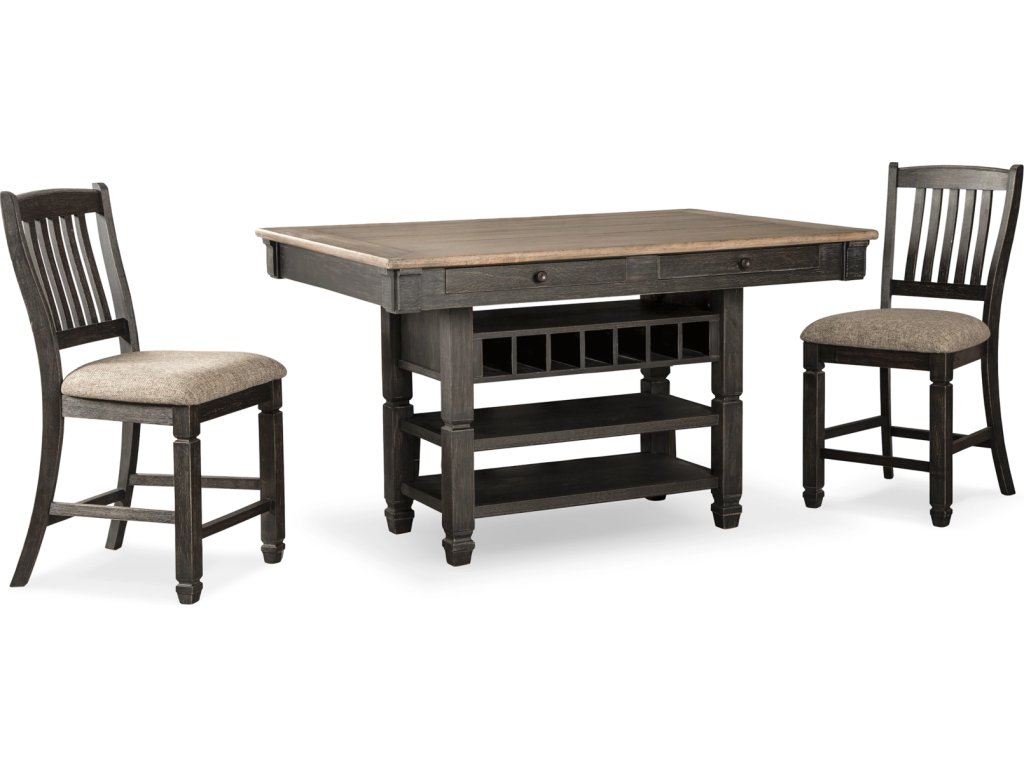 Tyler Creek Counter Height Dining Table and 2 Barstools - main image