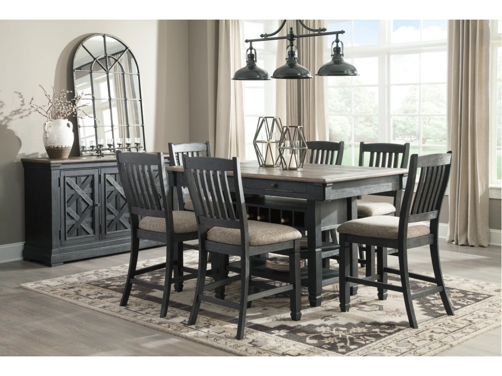 Tyler Creek Counter Height Dining Table and 6 Barstools - image 2