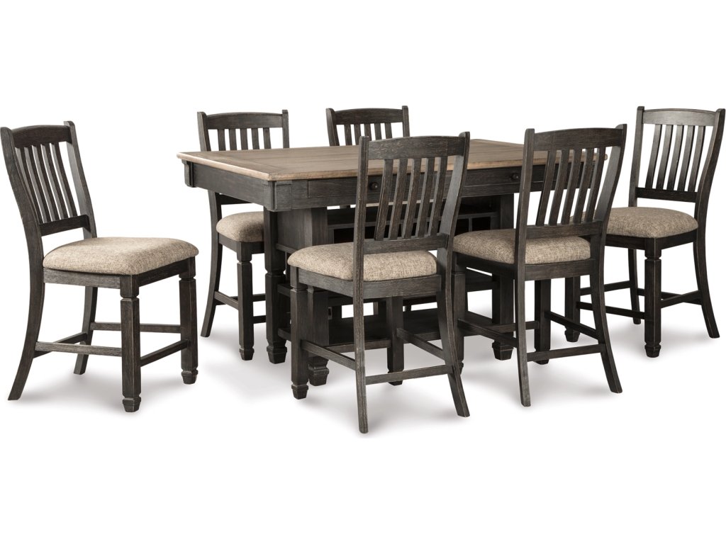 Tyler Creek Counter Height Dining Table and 6 Barstools - image 1