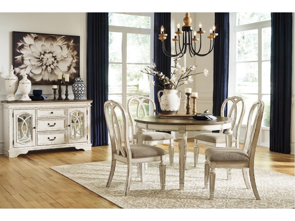 Realyn Dining Table and 4 Chairs - image 1